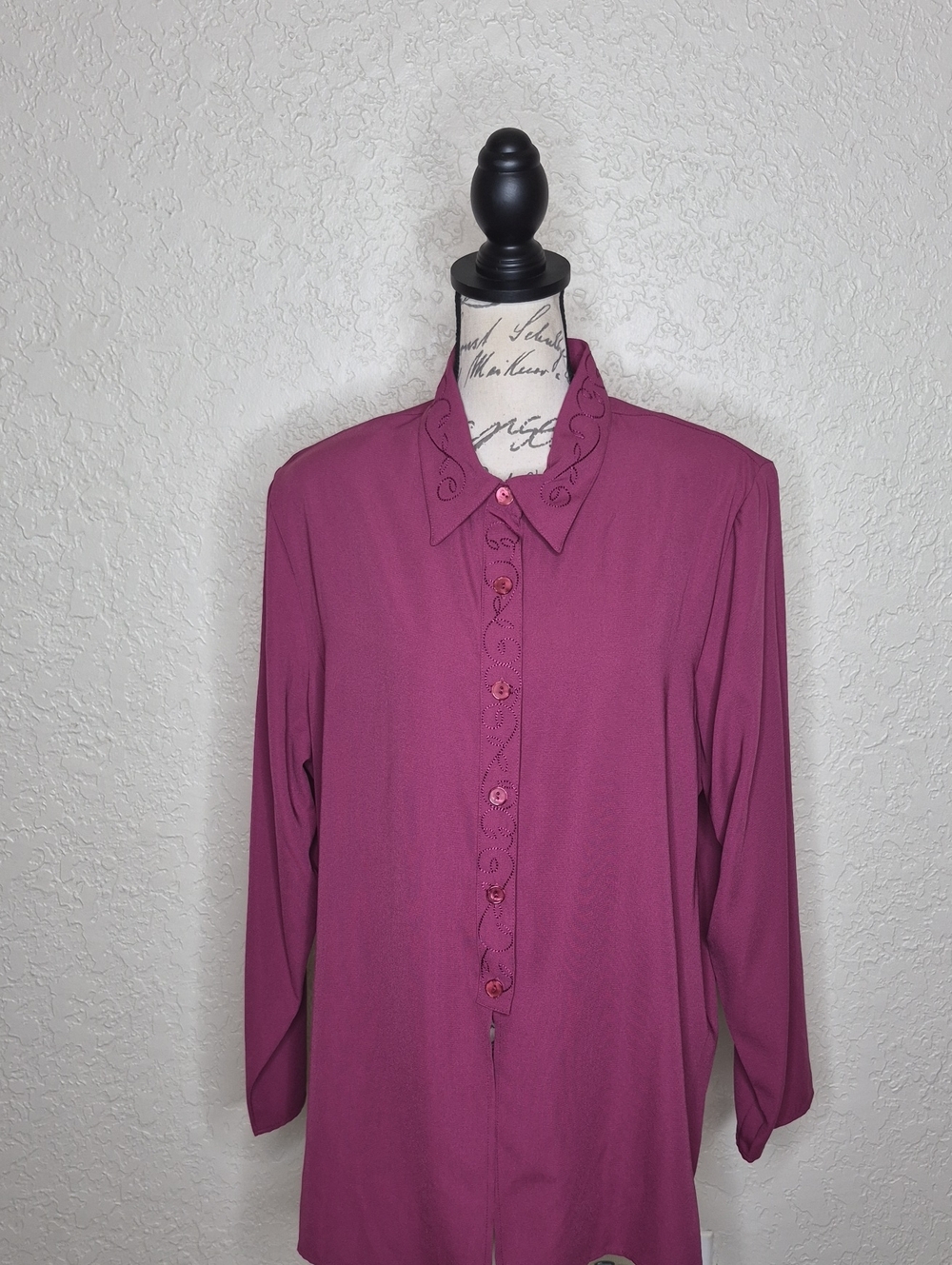 Sag Harbor Button Front Shirt Size Extra Large‎